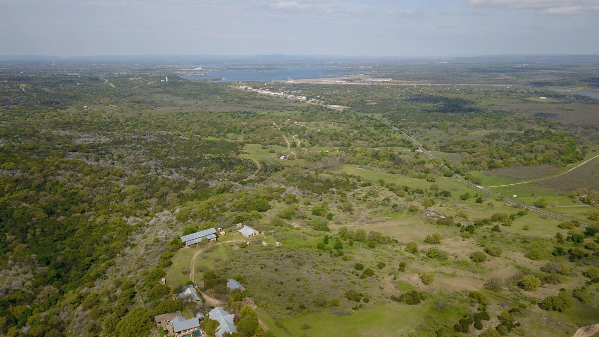 Aerial view of the Coyote Canyon Ranch land