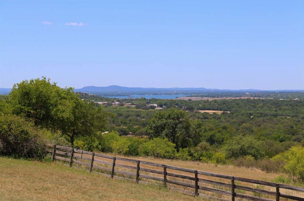 Hill Country view from the property